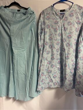 Women’s Light Blue Full Skirt - Unbranded